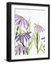 Purple Power 1-Ann Bailey-Framed Art Print