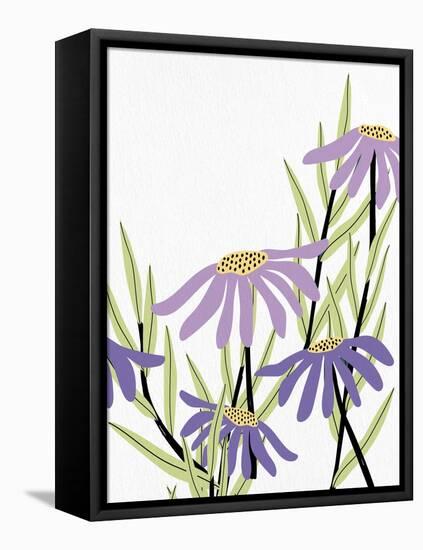 Purple Power 2-Ann Bailey-Framed Stretched Canvas