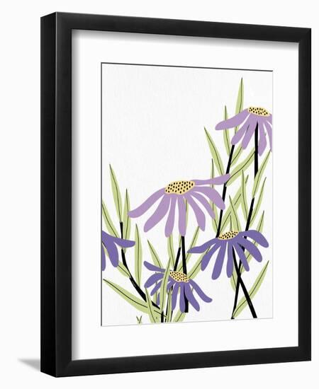 Purple Power 2-Ann Bailey-Framed Art Print