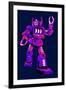 Purple Robot-Lantern Press-Framed Art Print