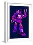 Purple Robot-Lantern Press-Framed Art Print