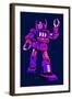 Purple Robot-Lantern Press-Framed Art Print