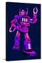 Purple Robot-Lantern Press-Stretched Canvas