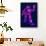 Purple Robot-Lantern Press-Framed Stretched Canvas displayed on a wall