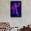 Purple Robot-Lantern Press-Framed Stretched Canvas displayed on a wall