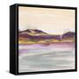 Purple Rock Dawn I Gold-Chris Paschke-Framed Stretched Canvas