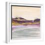 Purple Rock Dawn I Gold-Chris Paschke-Framed Art Print