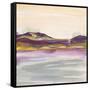 Purple Rock Dawn I Gold-Chris Paschke-Framed Stretched Canvas