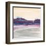 Purple Rock Dawn I-Chris Paschke-Framed Art Print