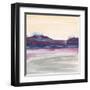 Purple Rock Dawn I-Chris Paschke-Framed Art Print