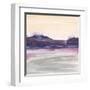 Purple Rock Dawn I-Chris Paschke-Framed Art Print