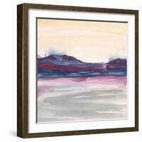 Purple Rock Dawn I-Chris Paschke-Framed Art Print