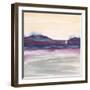 Purple Rock Dawn I-Chris Paschke-Framed Art Print