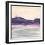 Purple Rock Dawn I-Chris Paschke-Framed Art Print