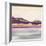 Purple Rock Dawn II Gold-Chris Paschke-Framed Art Print