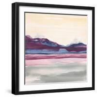 Purple Rock Dawn II-Chris Paschke-Framed Art Print