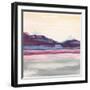 Purple Rock Dawn II-Chris Paschke-Framed Art Print