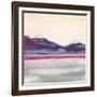 Purple Rock Dawn II-Chris Paschke-Framed Art Print