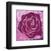 Purple Rose-Anna Flores-Framed Art Print