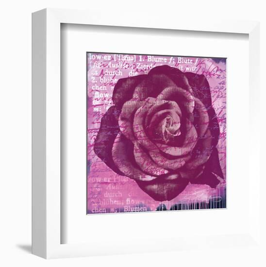 Purple Rose-Anna Flores-Framed Art Print