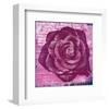 Purple Rose-Anna Flores-Framed Art Print