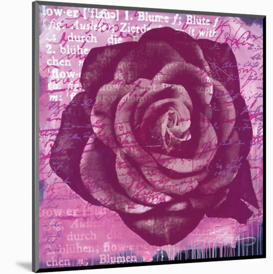 Purple Rose-Anna Flores-Mounted Art Print