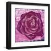 Purple Rose-Anna Flores-Framed Art Print