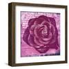 Purple Rose-Anna Flores-Framed Art Print