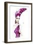 Purple sandal hat: from a series inspired by Elsa Schiaparelli's shoe-shaped hat-Neale Osborne-Framed Giclee Print