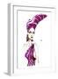 Purple sandal hat: from a series inspired by Elsa Schiaparelli's shoe-shaped hat-Neale Osborne-Framed Giclee Print