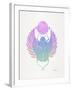 Purple Scarab-Cat Coquillette-Framed Art Print