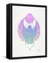 Purple Scarab-Cat Coquillette-Framed Stretched Canvas