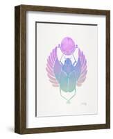 Purple Scarab-Cat Coquillette-Framed Art Print