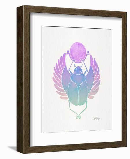 Purple Scarab-Cat Coquillette-Framed Art Print