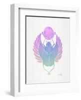 Purple Scarab-Cat Coquillette-Framed Art Print