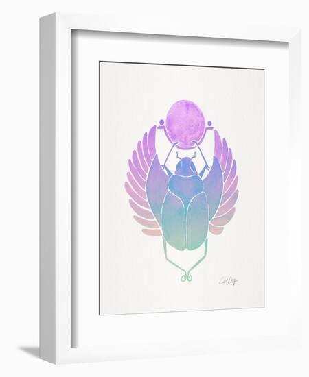 Purple Scarab-Cat Coquillette-Framed Art Print