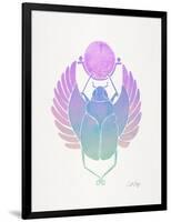 Purple Scarab-Cat Coquillette-Framed Art Print