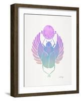 Purple Scarab-Cat Coquillette-Framed Art Print