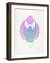 Purple Scarab-Cat Coquillette-Framed Art Print