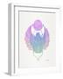 Purple Scarab-Cat Coquillette-Framed Art Print