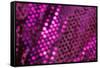 Purple Sequin Background-maksheb-Framed Stretched Canvas