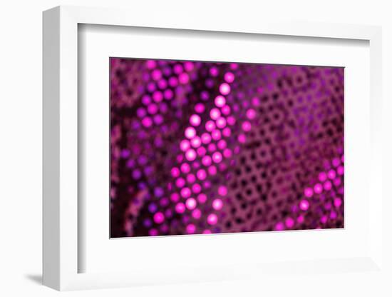 Purple Sequin Background-maksheb-Framed Photographic Print