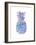 Purple Silver Pineapple-Amanda Greenwood-Framed Art Print