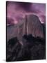 Purple Sky over Half Dome-Jim Zuckerman-Stretched Canvas