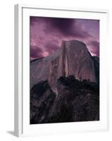 Purple Sky over Half Dome-Jim Zuckerman-Framed Photographic Print