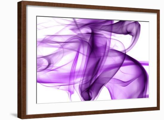 Purple Smoke-Nneirda-Framed Art Print