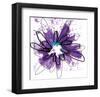 Purple Splash Flower-Elle Stewart-Framed Art Print