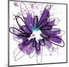 Purple Splash Flower-Elle Stewart-Mounted Art Print