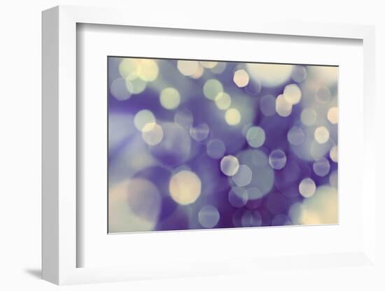 Purple Spotted Background-Saiva-Framed Photographic Print