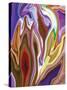 Purple Spring 2-Rabi Khan-Stretched Canvas